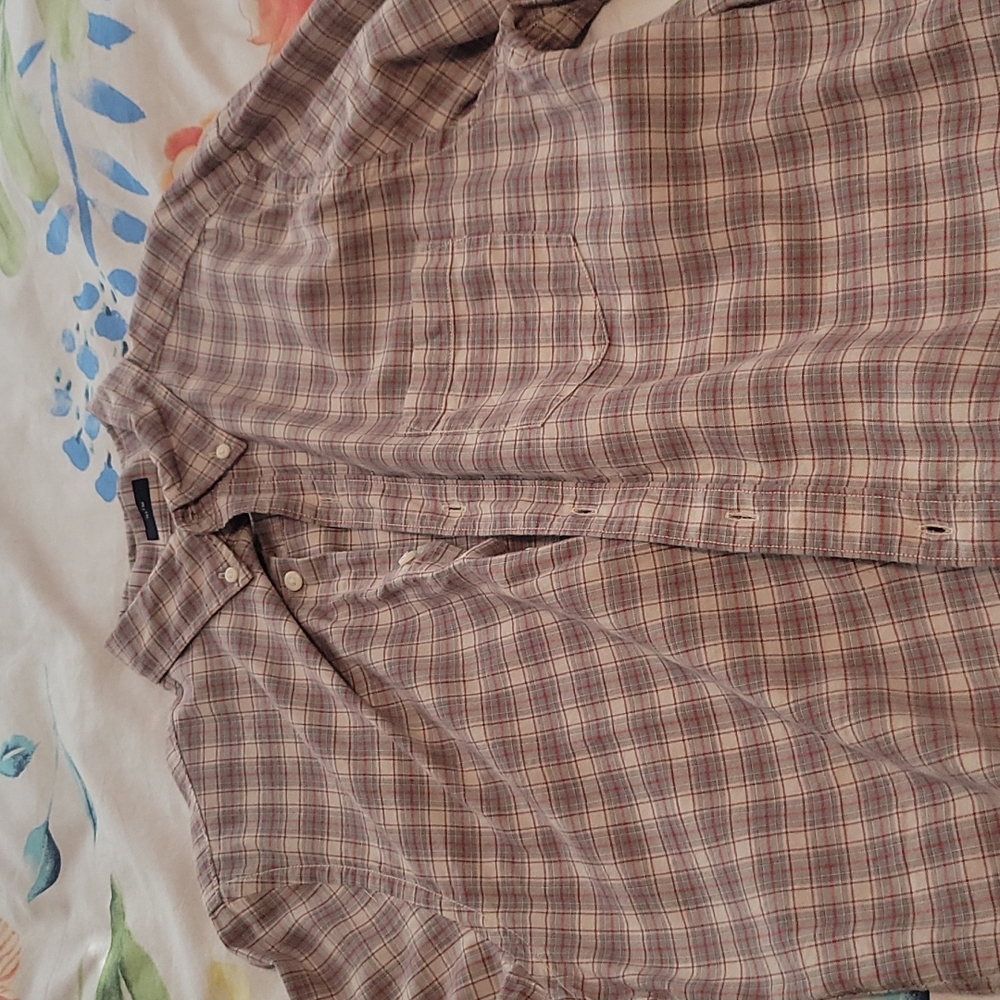 Hawker and rye button up 100% cotton large long sleeve